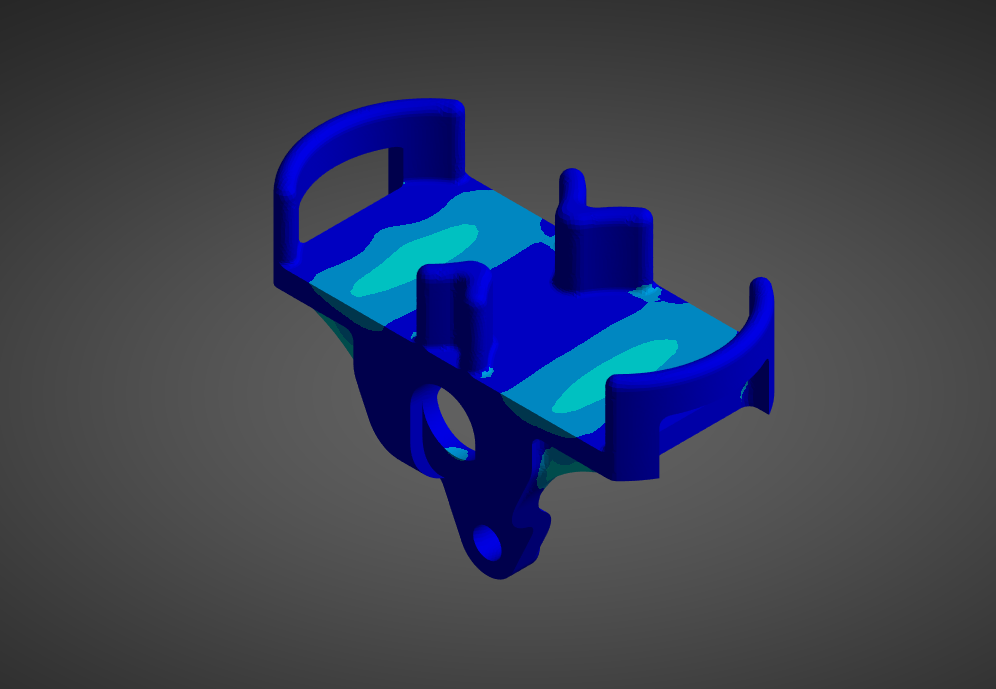 Equalizer Spring Seat Equivalent Stress Isometric