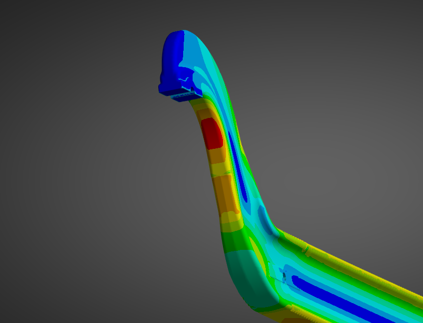 Equalizer Beam Neck Equivalent Stress