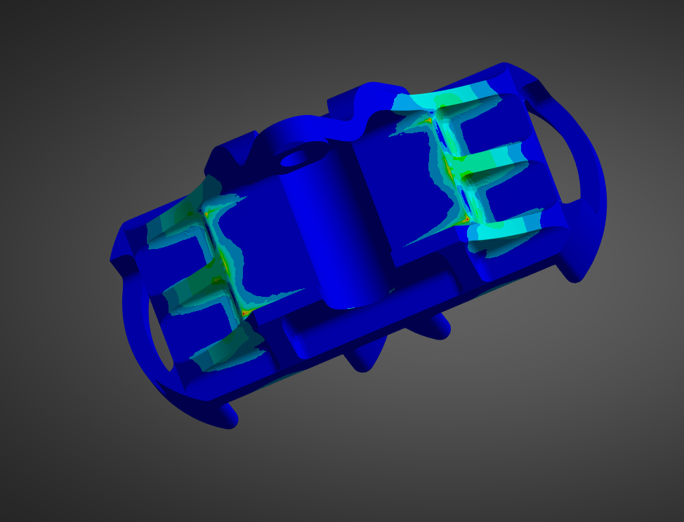 Equalizer Spring Seat Equivalent Stress Bottom